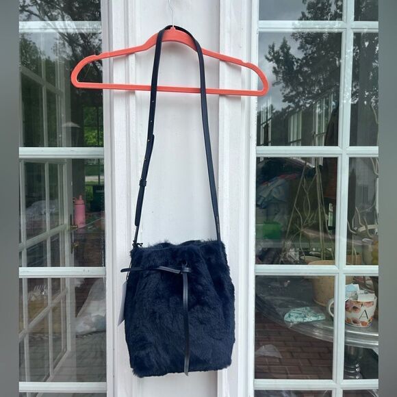 Mansur Gavriel Faux Fur Bucket Bag NWT - Picture 11 of 16